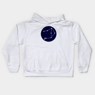 Libra Zodiac Constellation Kids Hoodie